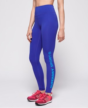 Superdry Core Essential Leggings Női Sportruházat Kék | UIDBX3264